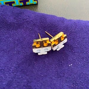 Tory Burch gold dipped earrings